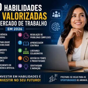 10 habilidades mais valorizadas no mercado de trabalho