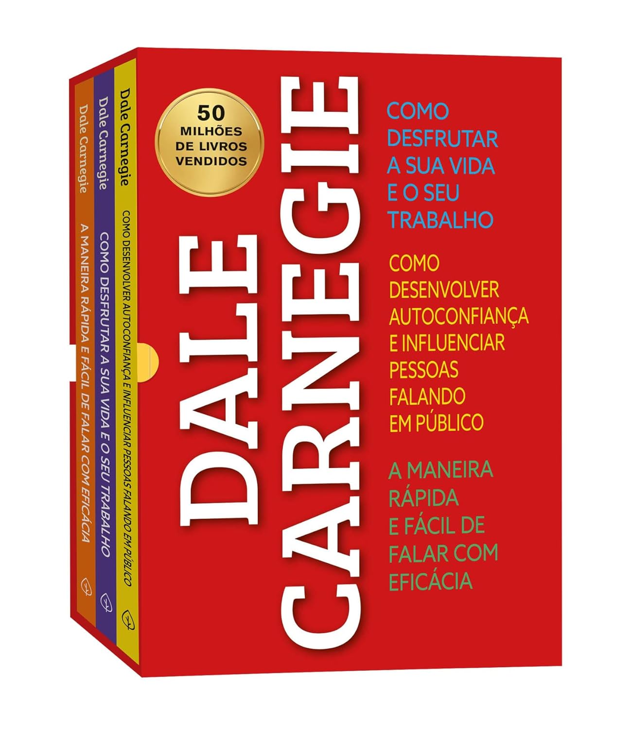 Box Dale Carnegie - Autoconfiança, Oratória e Produtividade - 3 Livros de Desenvolvimento Pessoal - Imagem 3